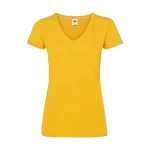 Fruit of the Loom Valueweight Naisten V-Aukkoinen T-Paita