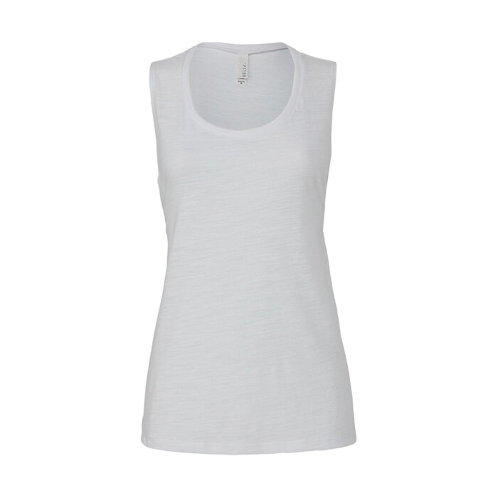 Bella+Canvas Flowy Scoop Muscle Tank Top - Image 2