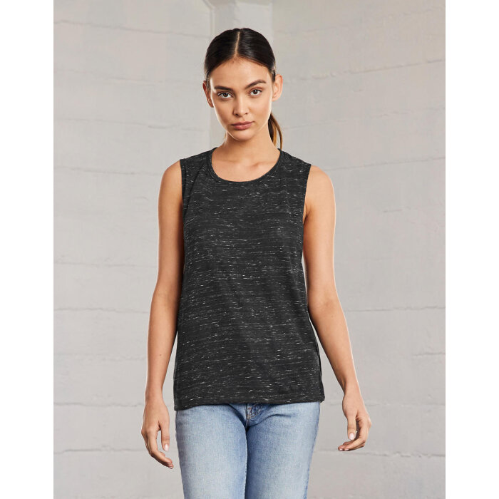 Bella+Canvas Flowy Scoop Muscle Tank Top - Image 1