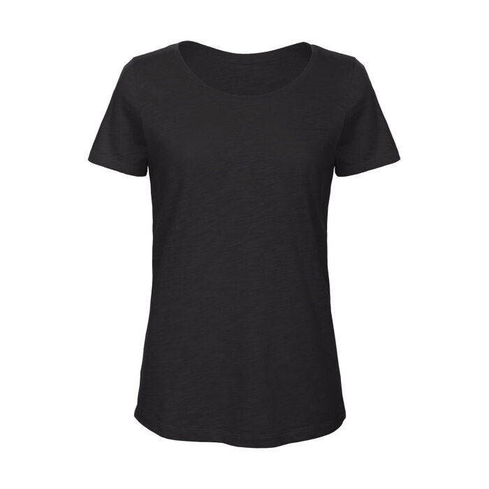 B&C Organic Inspire Slub Naisten Tpaita - Image 3