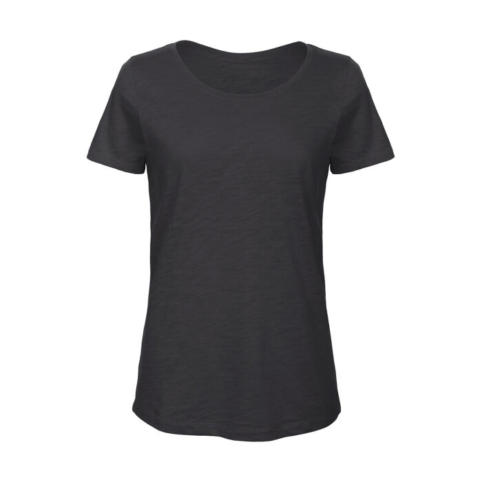 B&C Organic Inspire Slub Naisten Tpaita - Image 4