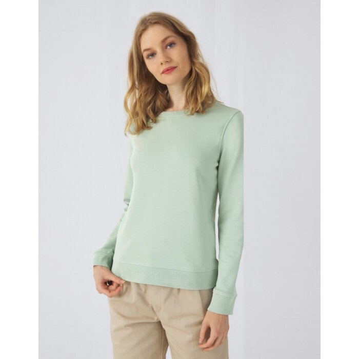 B&C Organic Inspire Crew Neck _° Naisten Collegepaita - Image 2