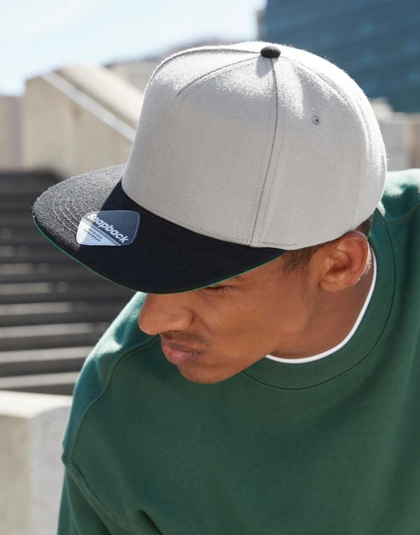331_69_158_m-2025_01.jpg_l Beechfield Original Flat Peak Snapback Lippalakki B660 - Image 15