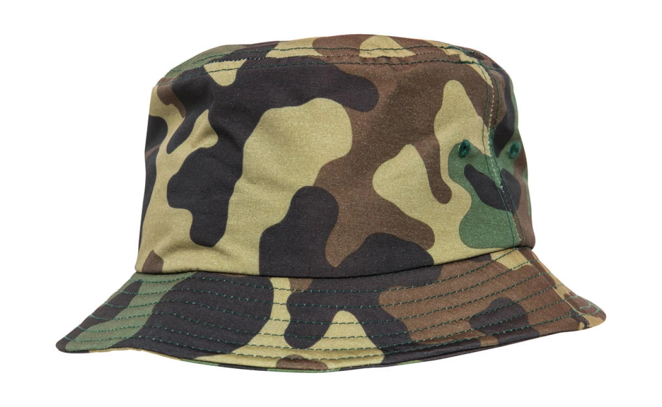 Flexfit Camo Buckethattu - Image 2