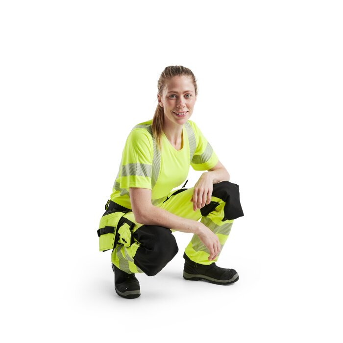 Blåkläder Naisten Highvis Riipputaskuhousut 4-Way Stretch 71971642 - Image 5