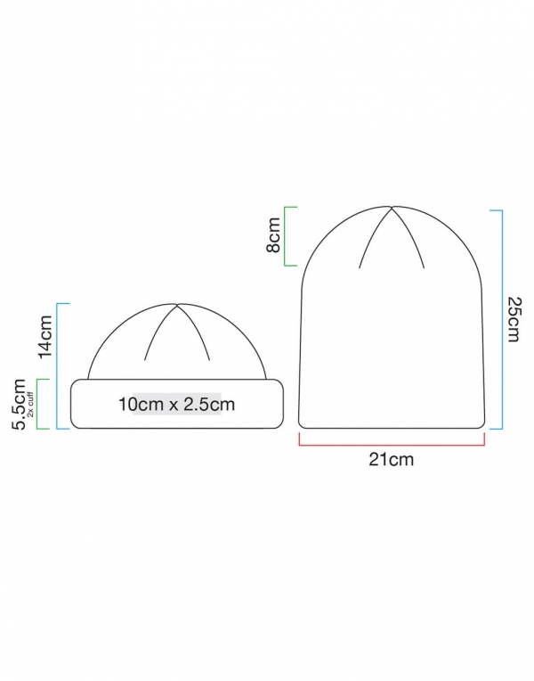 939_69_d-2025_01.jpg_l Beechfield Recycled Mini Fisherman Pipo B43R - Image 3