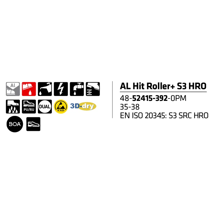 Sievi AL Hit Roller + S3 HRO Turvakengät - Image 3
