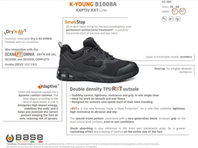 Base K-YOUNG Työkenkä O1 SRC - Image 2