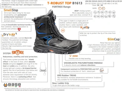 Base T-ROBUST TOP Turvakengät S7S HRO CI HI LG FO SR - Image 2