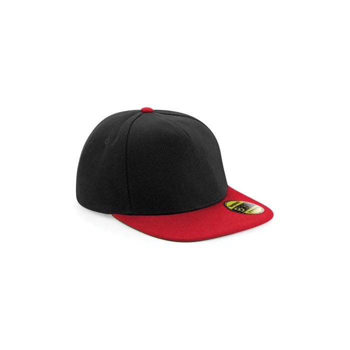 Beechfield Original Flat Peak Snapback Lippalakki B660 - Image 6