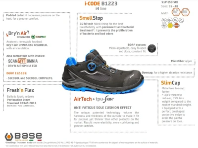 Base I-CODE Turvakengät S1P ESD SRC - Image 2