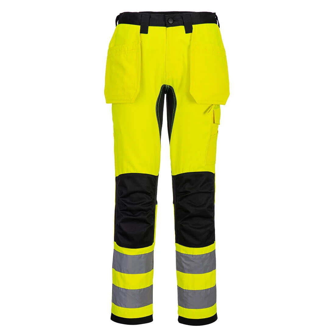 CD889YBR.jpg Portwest Wx2 Eco Hi-Vis Riipputaskuhousut - Image 3