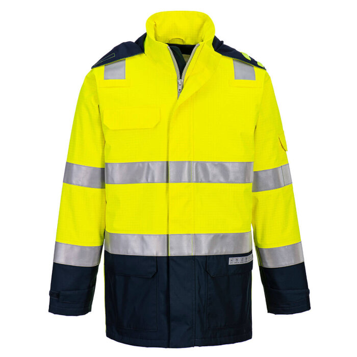 Portwest Bizflame Hi-Vis Valokaarisuojattu Takki - Image 1