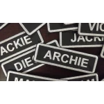 Kangasmerkki Omalla Tekstillä (10x3cm) - Image 3