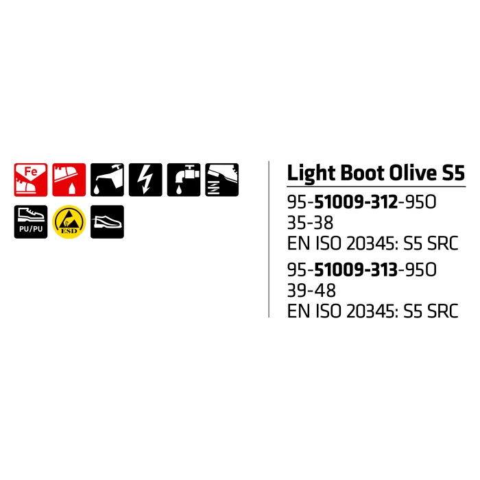 Sievi Light Boot Olive S5 Saappaat - Image 3