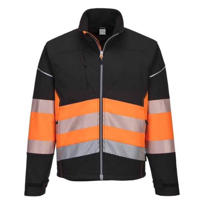 Portwest Pw3 Hi-Vis Luokka 1 Softshell Takki 3l - Image 1