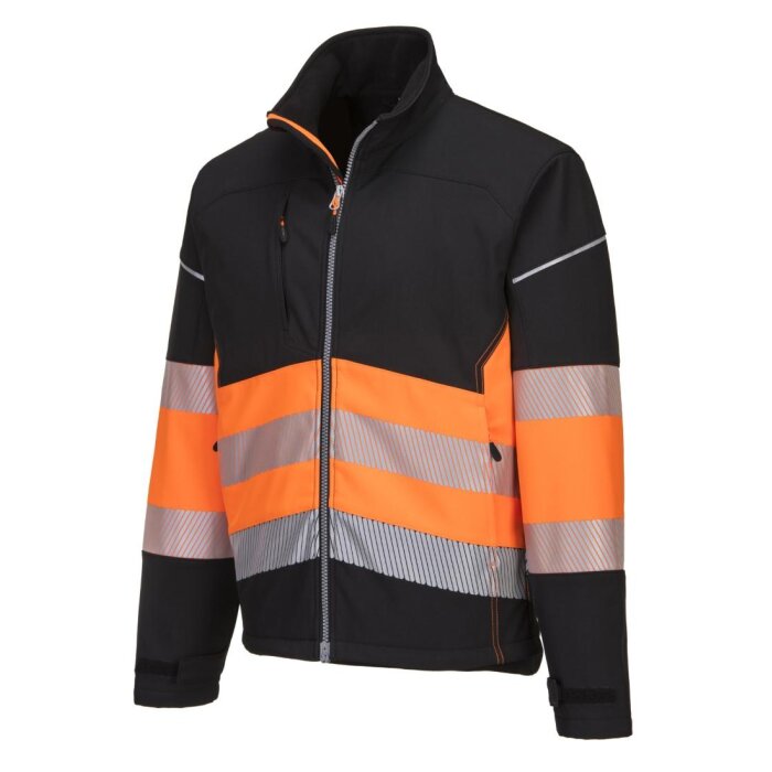 Portwest Pw3 Hi-Vis Luokka 1 Softshell Takki 3l - Image 2