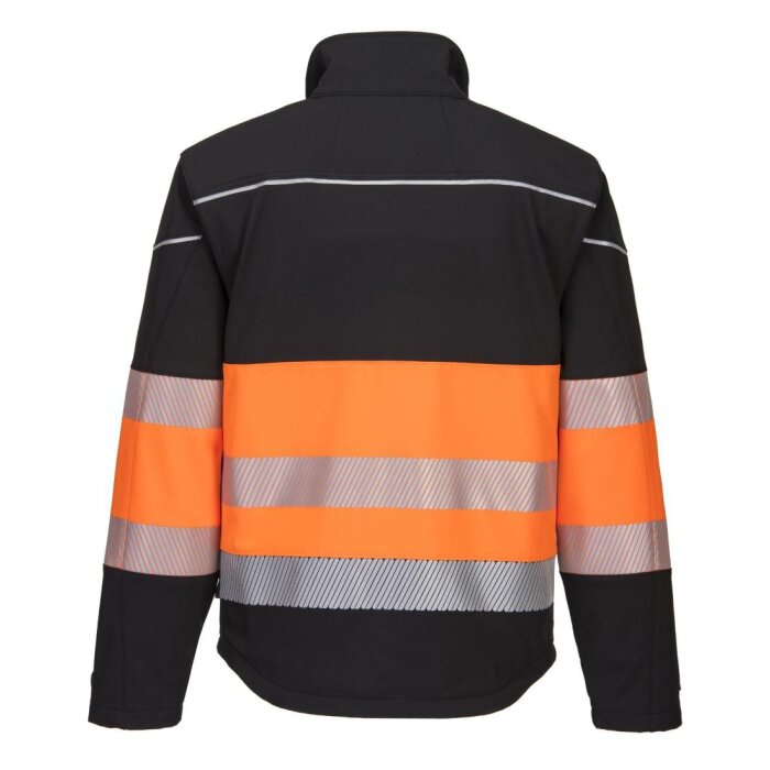 Portwest Pw3 Hi-Vis Luokka 1 Softshell Takki 3l - Image 4