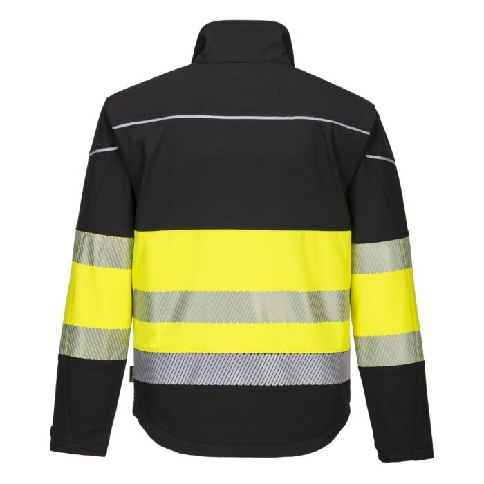 Portwest Pw3 Hi-Vis Luokka 1 Softshell Takki 3l - Image 8