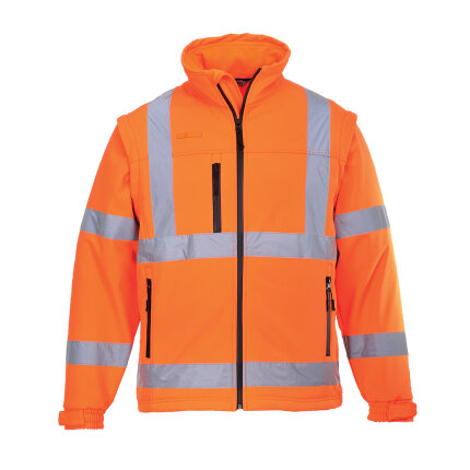 Portwest Irrotettavahihainen Hi-Vis Softshell Takki (3l)