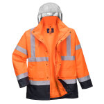 Portwest Hi-Vis 4-In-1 Kontrasti Traffic-Takki