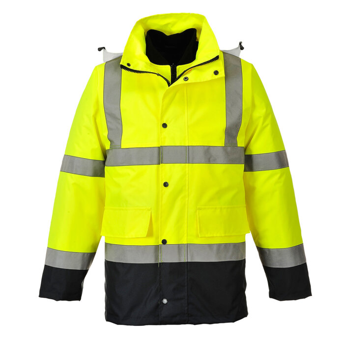 Portwest Hi-Vis 4-In-1 Kontrasti Traffic-Takki - Image 7