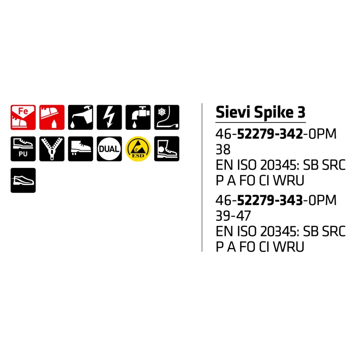 Sievi Spike 3 Nastalliset Turvakengät - Image 4