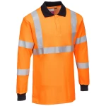 Portwest Tultahylkivä RIS Pitkähihainenpolopaita - Image 13