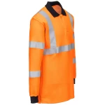 Portwest Tultahylkivä RIS Pitkähihainenpolopaita - Image 16