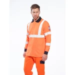 Portwest Tultahylkivä RIS Pitkähihainenpolopaita - Image 30