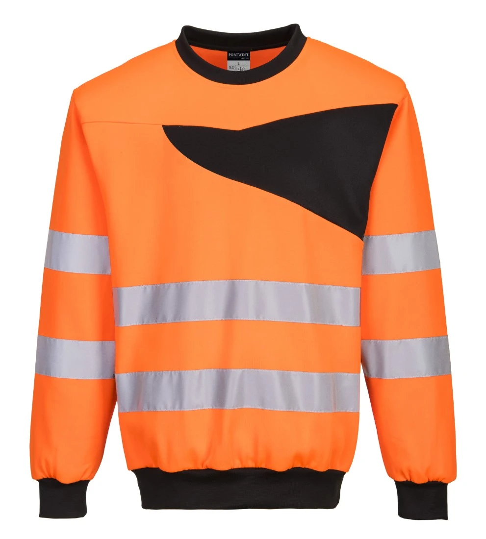 PW277OBR.jpg Portwest PW2 Hi-Vis College-pusero - Image 1