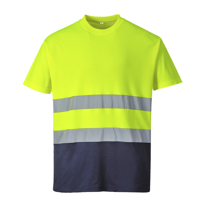 Portwest 2-sävy Cotton Comfort-t-paita - Image 2