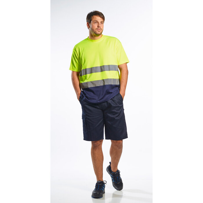 Portwest 2-sävy Cotton Comfort-t-paita - Image 9