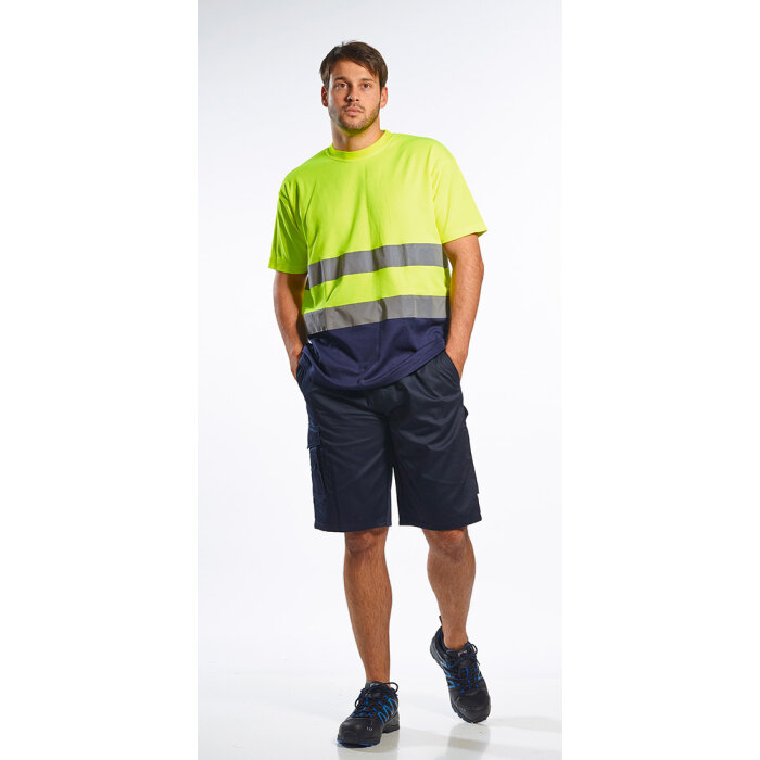 Portwest 2-sävy Cotton Comfort-t-paita - Image 10