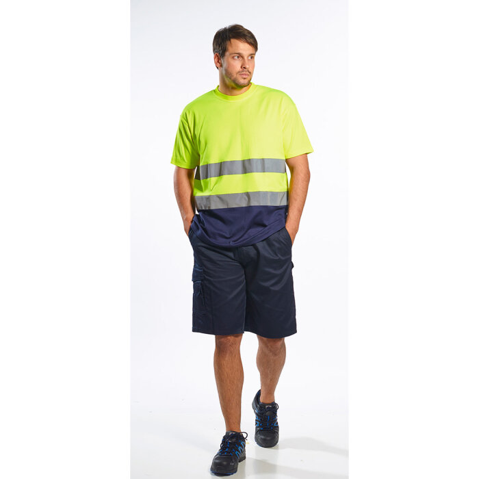 Portwest 2-sävy Cotton Comfort-t-paita - Image 11