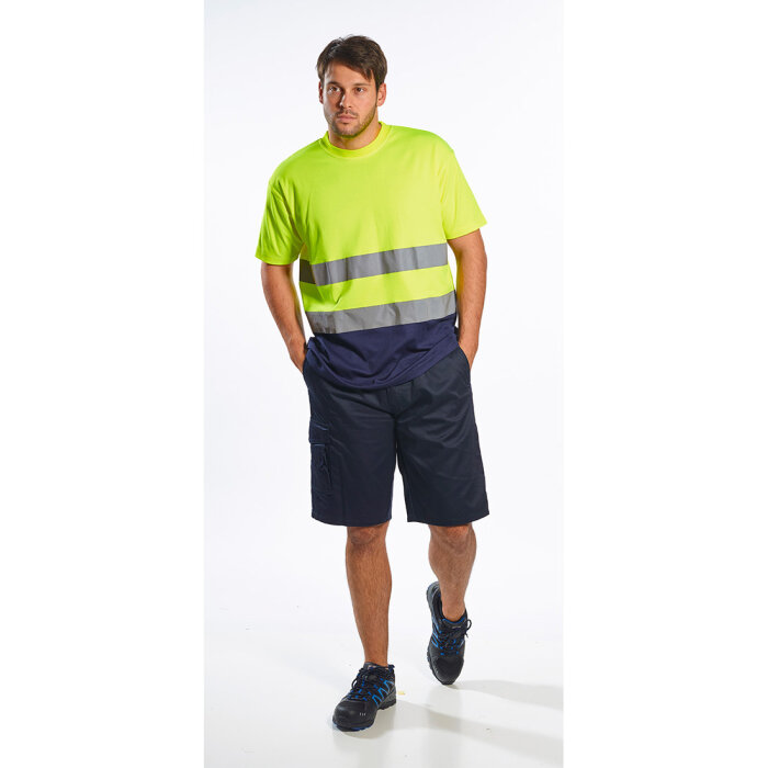 Portwest 2-sävy Cotton Comfort-t-paita - Image 12