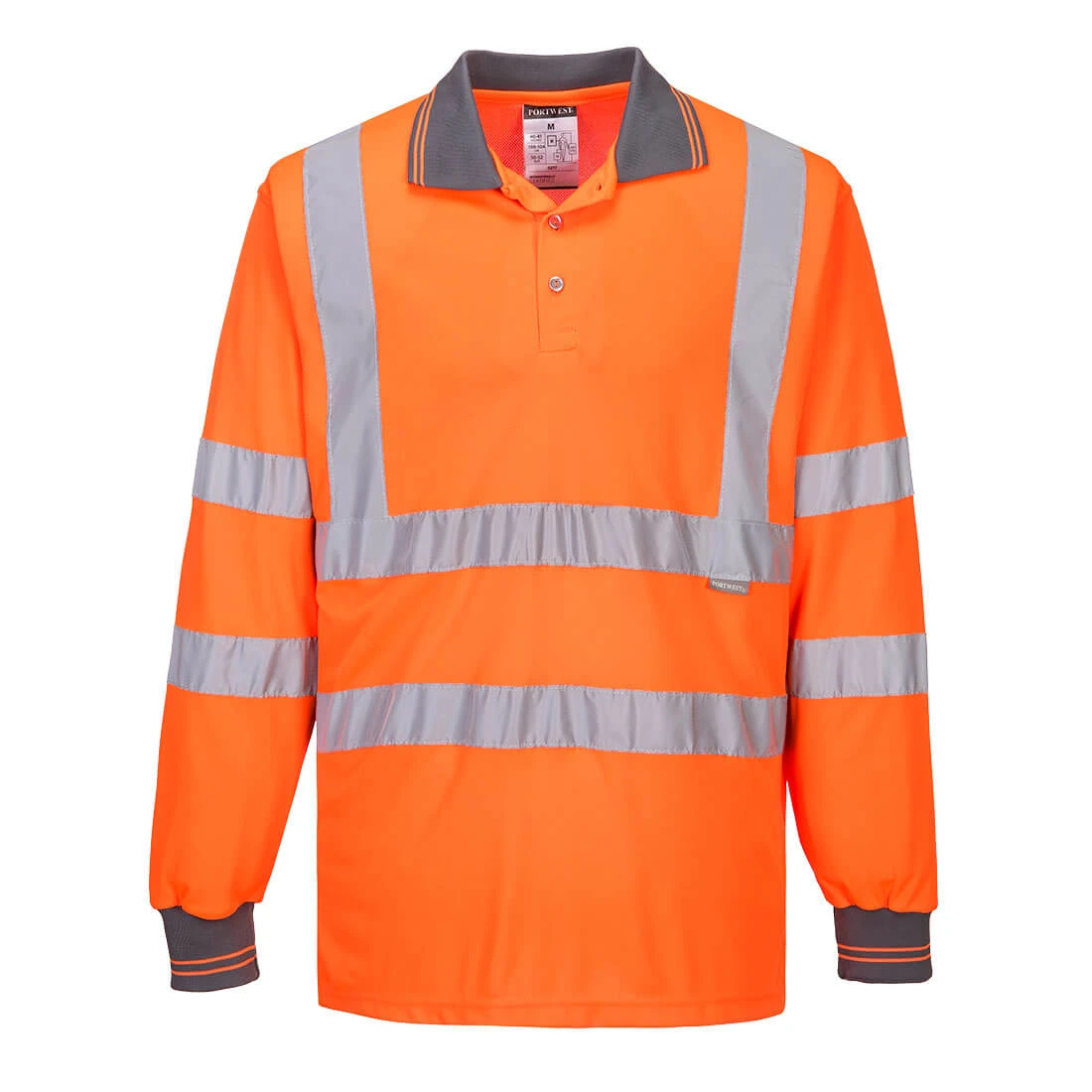 S277ORR.jpg Portwest Pitkähihainen Polo Paita - Image 1