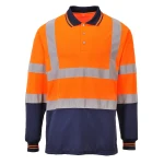 Portwest Kaksivärinen pitkähihainen Polo - Image 2