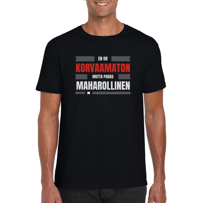 Huumoripaita En oo korvaamaton - T-paita - Image 11