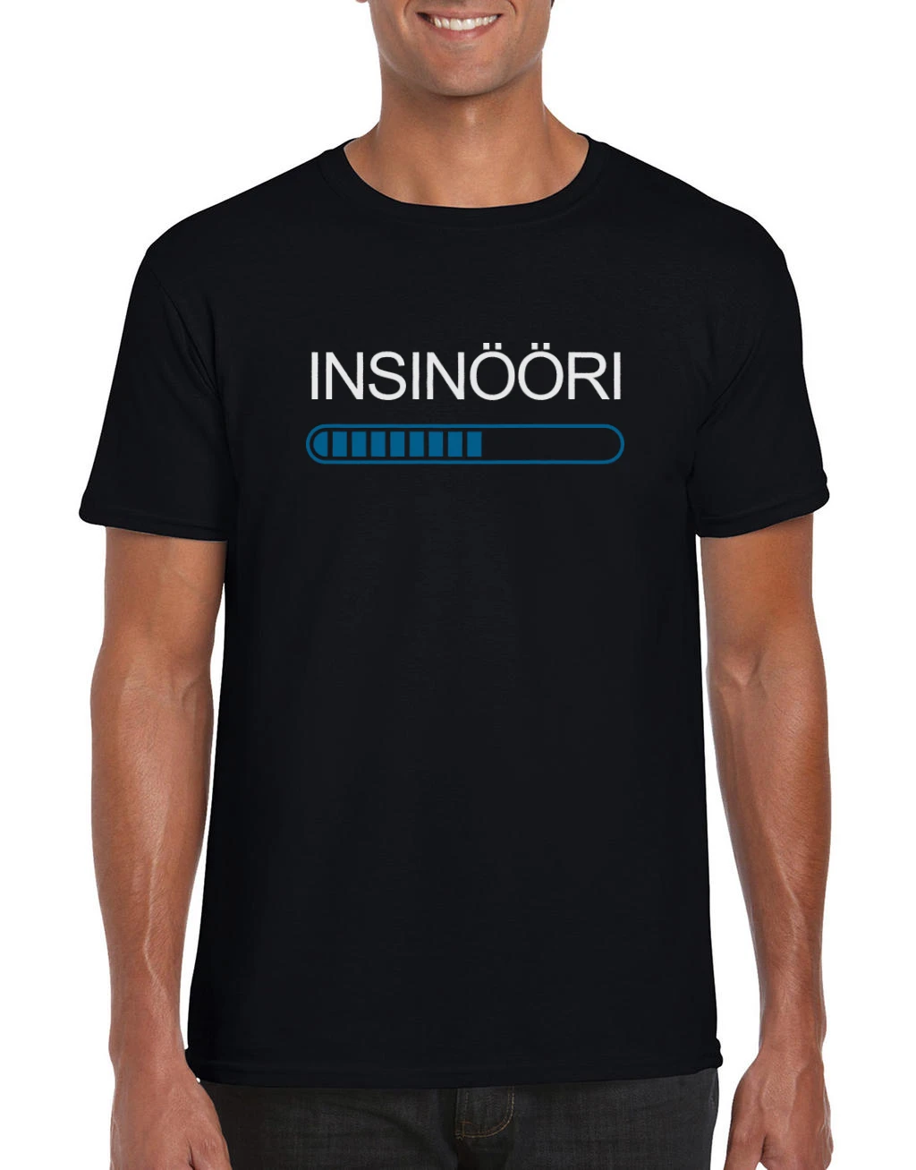 T-paita_musta_insinoori1.png Huumoripaita Insinööri - T-paita - Image 1