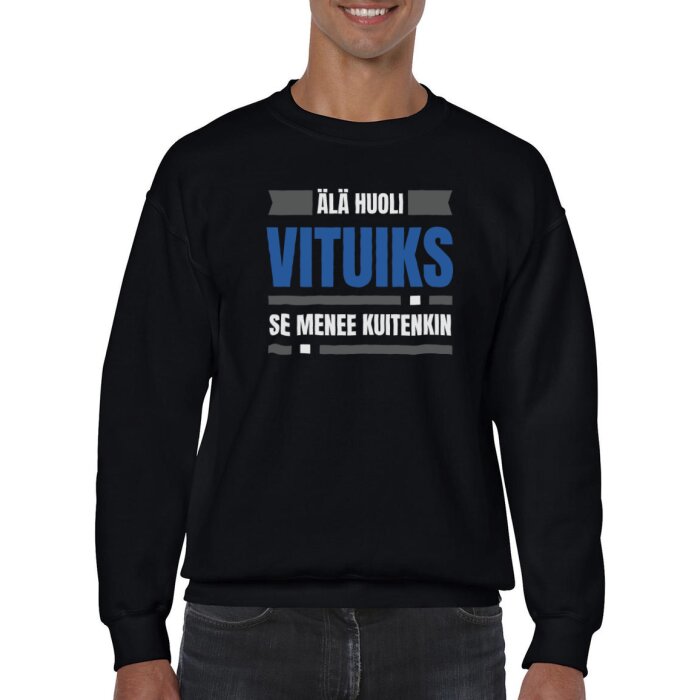 Huumoripaita Vituiks - College - Image 1