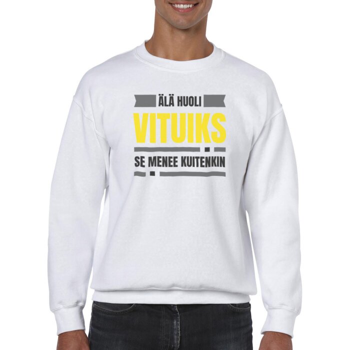 Huumoripaita Vituiks - College - Image 12