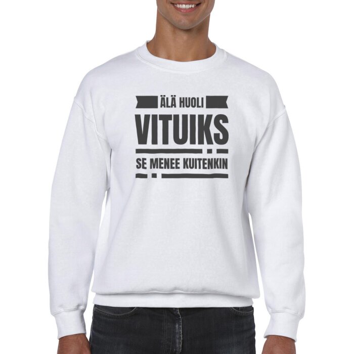 Huumoripaita Vituiks - College - Image 13