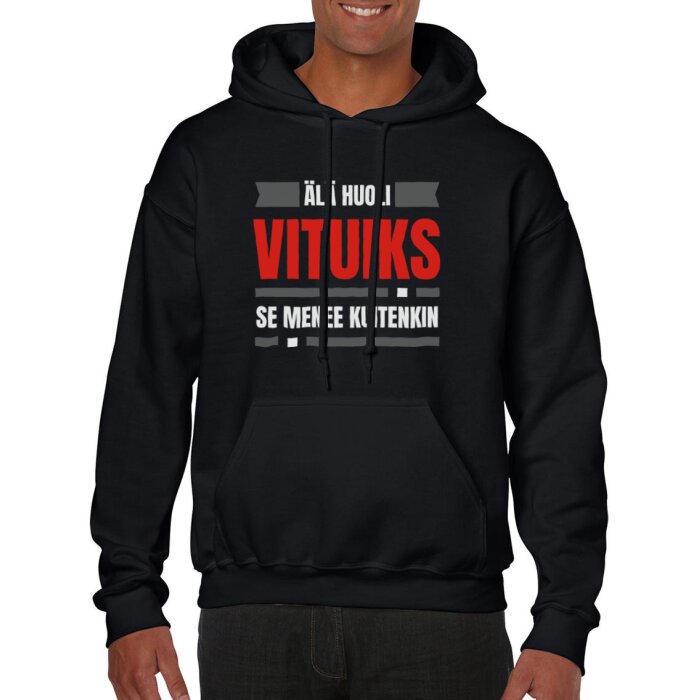 Huumoripaita Vituiks - Huppari - Image 5