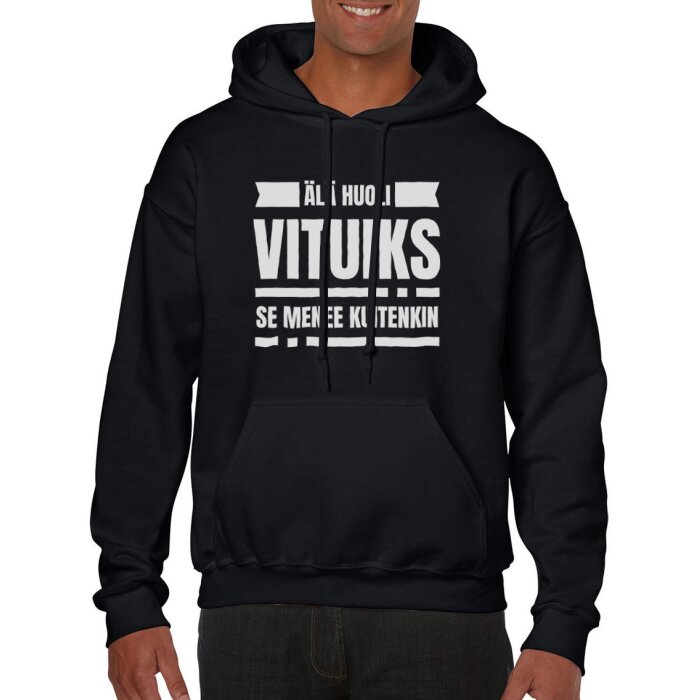Huumoripaita Vituiks - Huppari - Image 7
