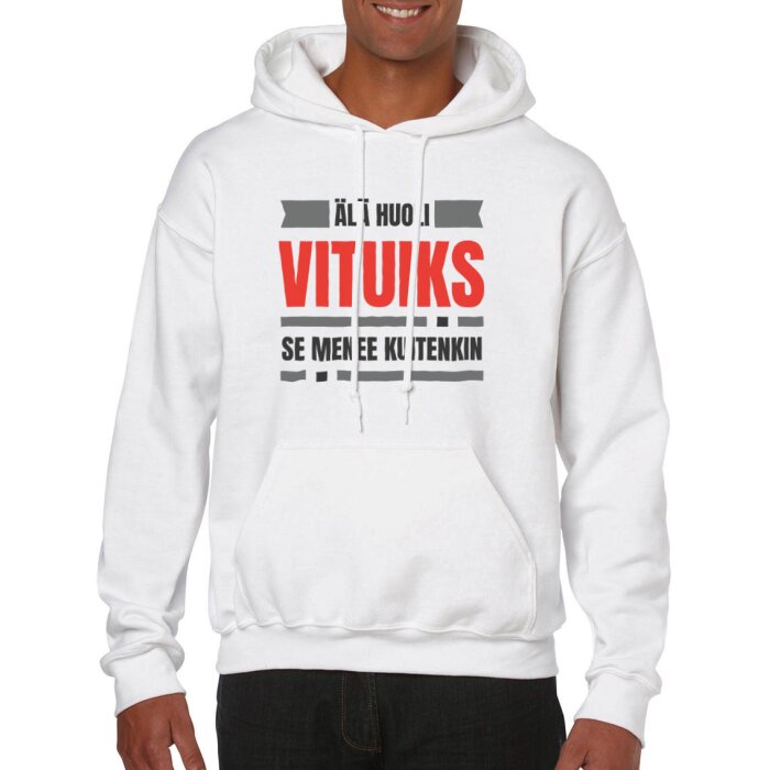 Huumoripaita Vituiks - Huppari - Image 11