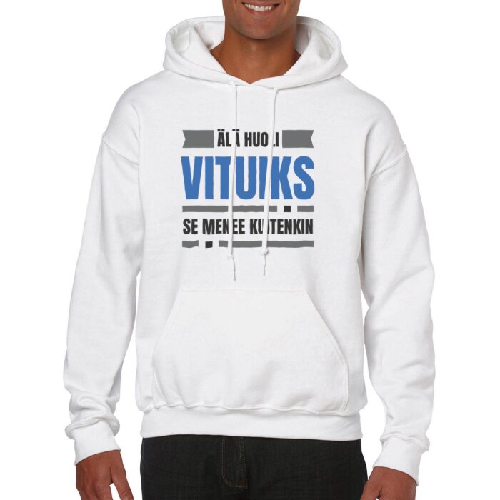 Huumoripaita Vituiks - Huppari - Image 9