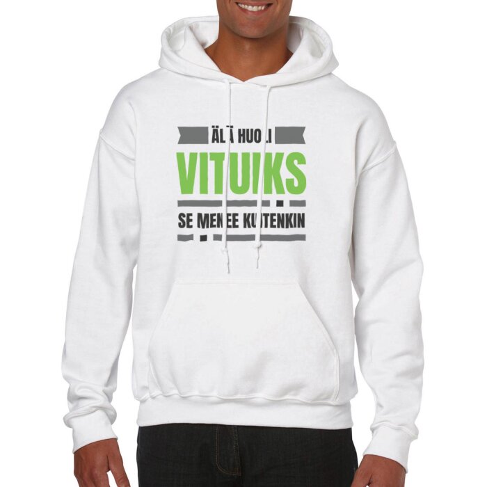 Huumoripaita Vituiks - Huppari - Image 10