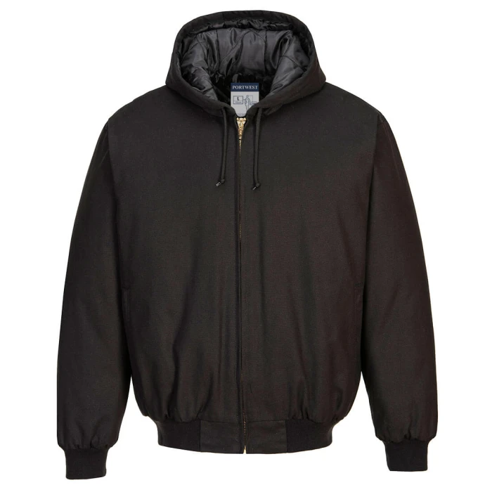 Portwest Tikkivuoorattu  hupullinen bomber-takki