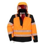 Portwest PW3 Hi-Vis Hupullinen sadetta pitävä anorakki (3L) - Image 2